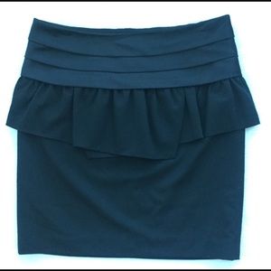 Michael Kors Peplum black skirt